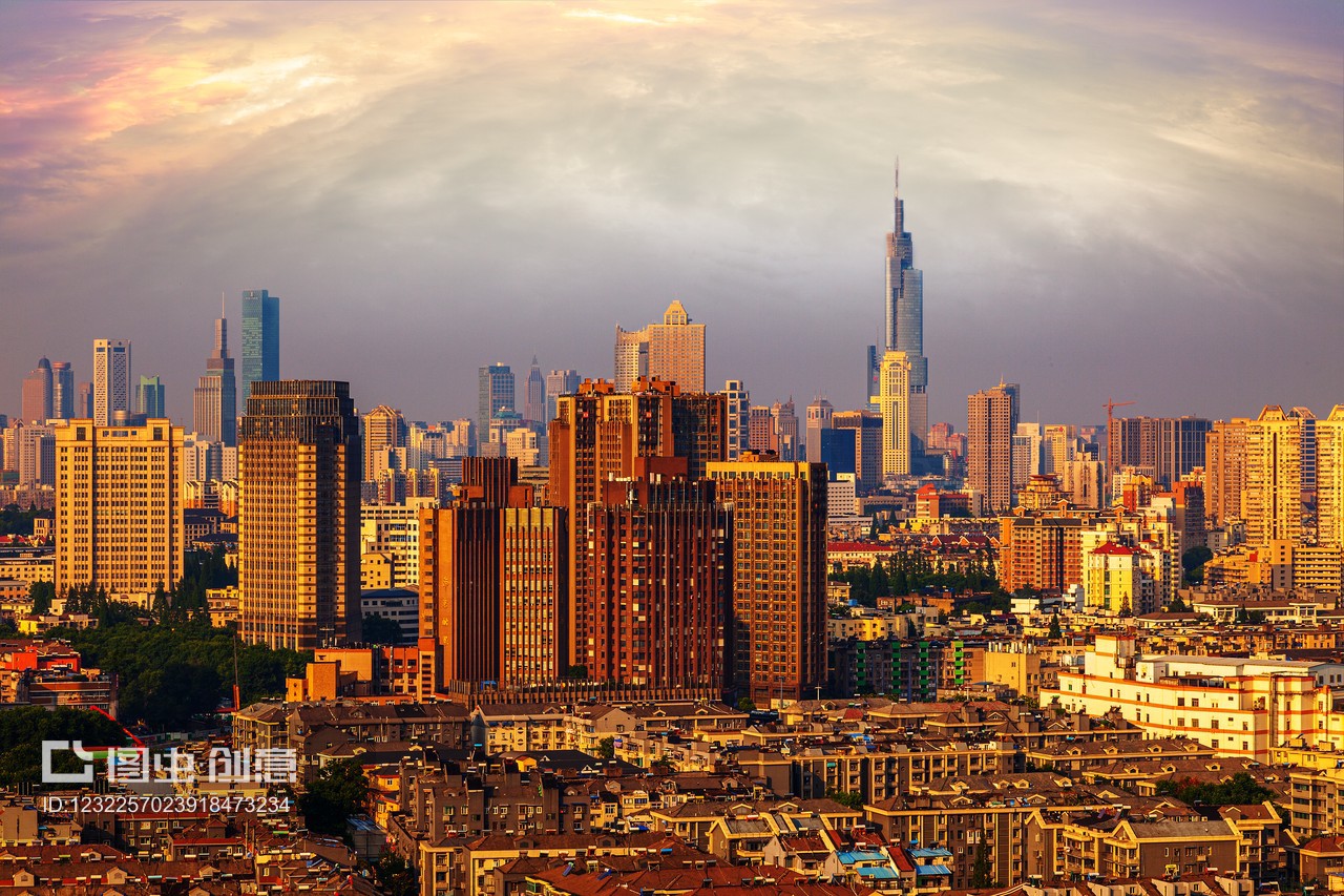 南京市全景鳥瞰圖,城際線